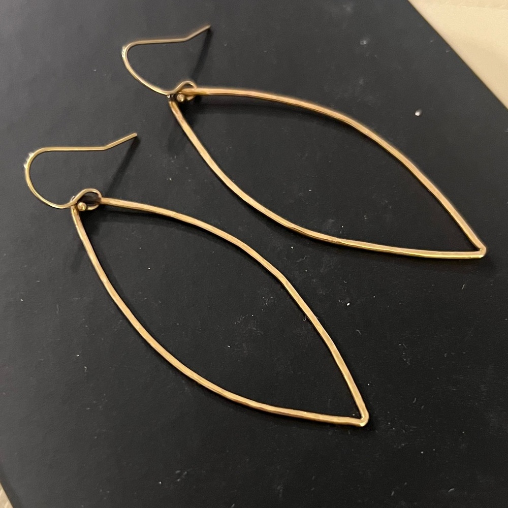 Anthropologie Dangle Earrings (soft diamond shape)